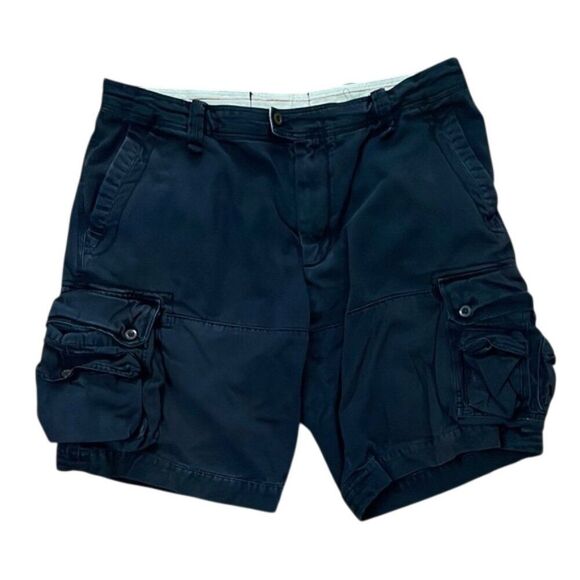 Polo Ralph Lauren Navy Blue Chino Shorts Mens Size 36? Preppy - Picture 1 of 9
